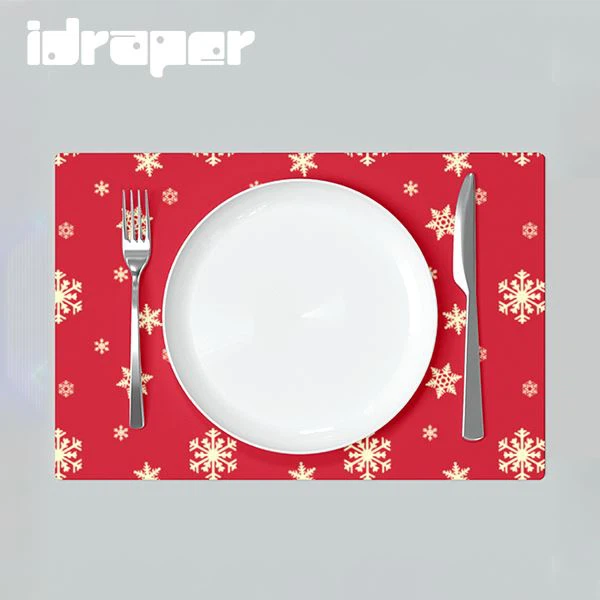 Red Snowflake Christmas Napkin Red Snowflake Christmas Napkin